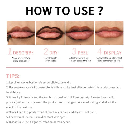 LipTattoo Peel-Off Liner