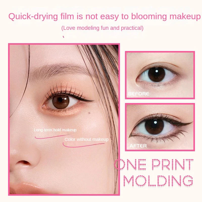 Lunaria Beauty™ 2-in-1 Wing Stamp Eyeliner