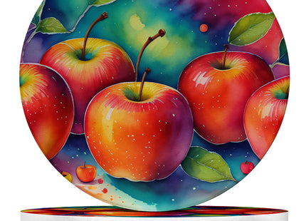 Fruit Design Sandstone Coasters Set of 4 – Absorbent Drink Coasters for Home