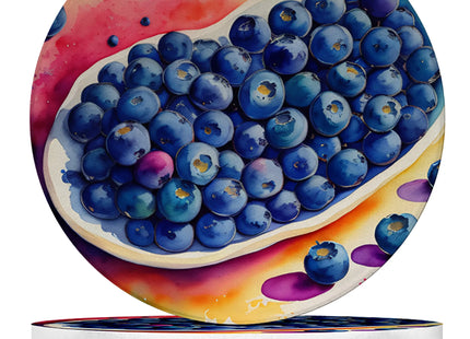 Fruit Design Sandstone Coasters Set of 4 – Absorbent Drink Coasters for Home