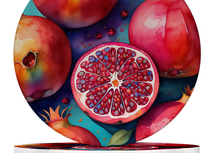 Fruit Design Sandstone Coasters Set of 4 – Absorbent Drink Coasters for Home