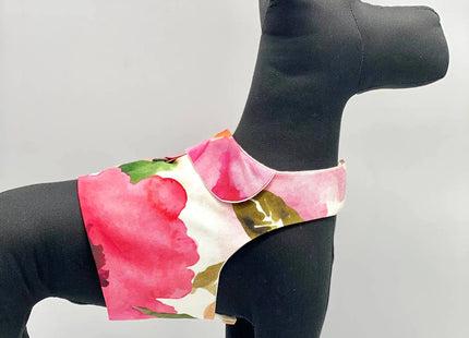DCNY Pink Vest Dog Harness - Fine Art Frolic Pattern