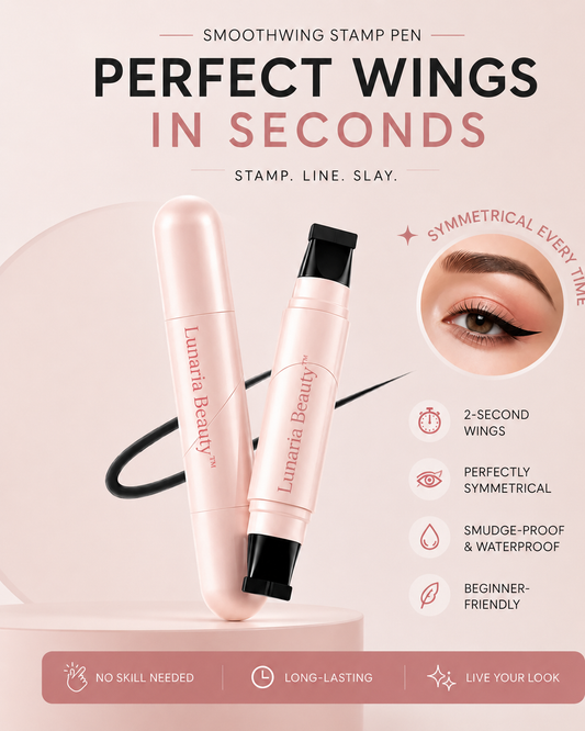 Lunaria Beauty™ 2-in-1 Wing Stamp Eyeliner