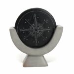 Compass Soapstone Sculpture