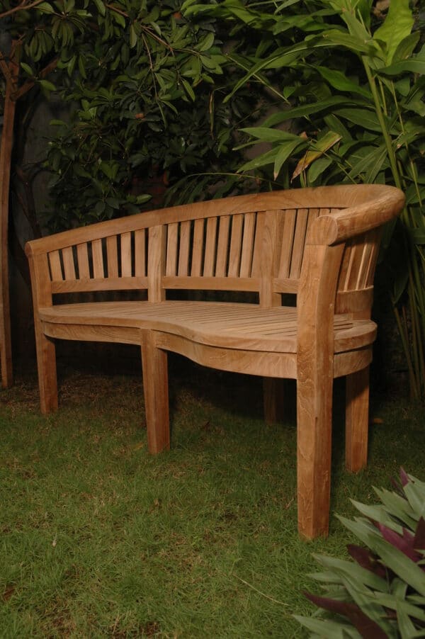 3 Seater Curve Bench
