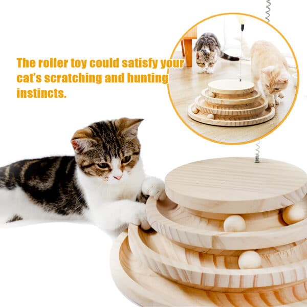 Interactive Cat  Circuit Ball Toy