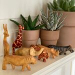 Miniature Wood Safari Animals