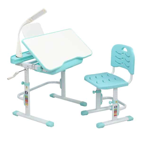 Hand-cranked Lifting Children Learning Table.