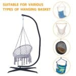 Porch Swing Metal Hammock Chair Stand