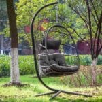 Outdoor Patio Wicker Hanging  Swing Chair.