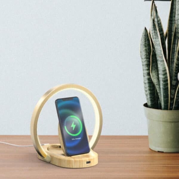 LED Desk Lamp with Wireless Charger for Mobile Phone