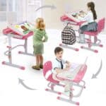 Kids Functional Desk With  Adjustable Height  Study Desk.