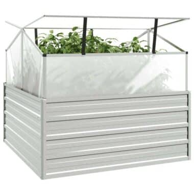 Garden Raised Bed with Greenhouse