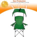 Foldable Beach Canopy Sun Protection Chair