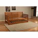 Solid Wood Day Bed Frame With Pull Out Pop Up.