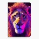 Art Lion Journal - Animal Print Notebook - Colorful Art Journal