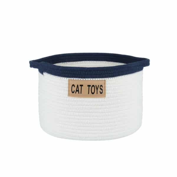 Cat Toy Rope Cotton Basket