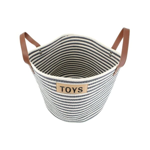 Cotton Rope Pet Toy Storage Basket