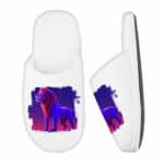Cool Lion Art Design Memory Foam Slippers - Lion Slippers - Art Slippers