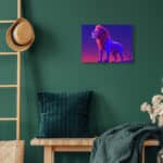 Cool Lion Art Design Wall Picture - Lion Stretched Canvas - Art Wall Art