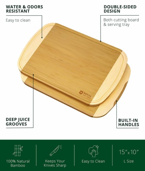 Luxury Cutting Board Double Tone