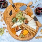 Bamboo Delights: Premium Cheese Board and Knife Set for Exquisite Entertaining