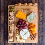 Bamboo Bliss: Exquisite Cheese Board and Knife Set for Elegant Wood Serving