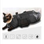 Premium Heavy Duty Cat Grooming Bag: Adjustable Restraint for Professionals.