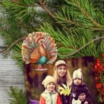 Enhance Your Holiday Cheer with our Exquisite Turkey Decorative Wooden Clip-on Ornaments Set of 6 – Festive Thanksgiving Decor for a Stylish and Joyful Home