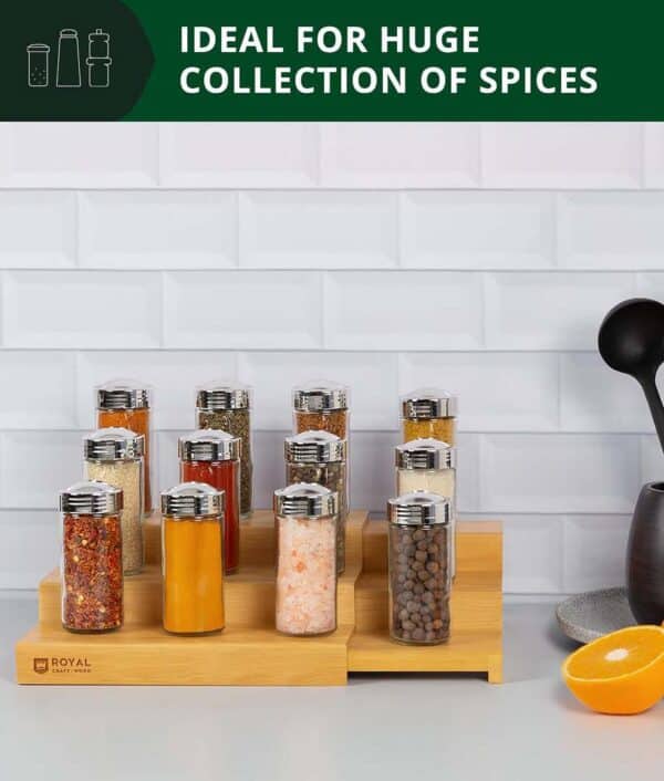 Maximize Kitchen Efficiency with Our Premium Pantry Spice Organizer - Declutter and Simplify Your Cooking Space
